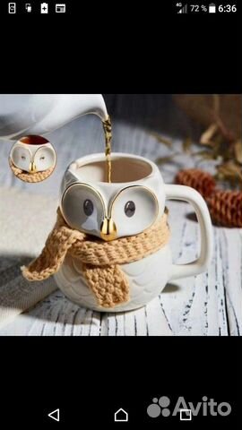 Кружка Совенок с закрывающимися глазами Эйвон Avon