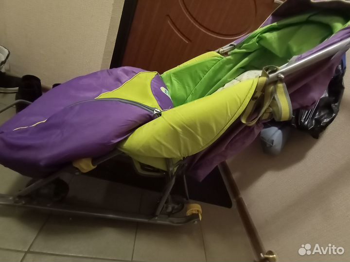 Детские санки коляска бу