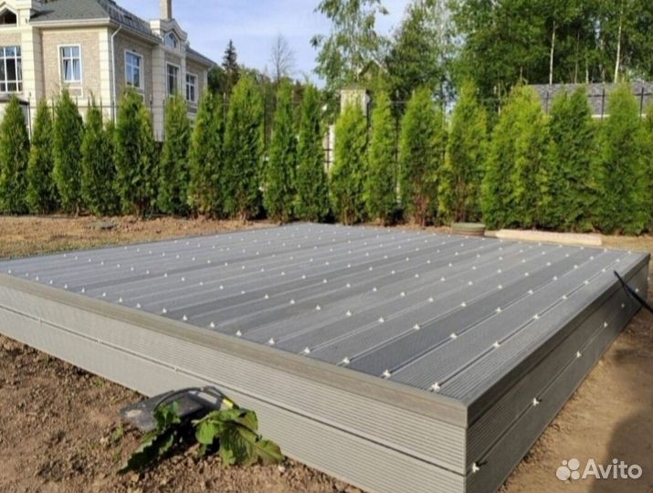 Террасная доска дпк для патио
