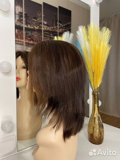 Парик из натуральных волос ручной работы