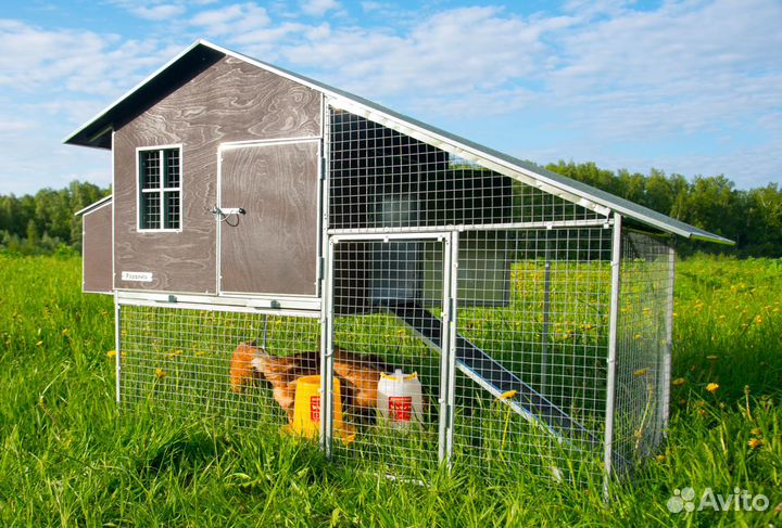 Курятник летний с выгулом