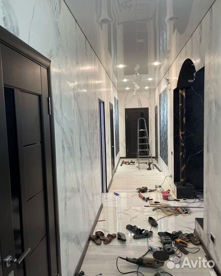 Ремонт кв под ключ натяжные потолки