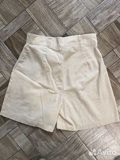 Шорты льняные женские