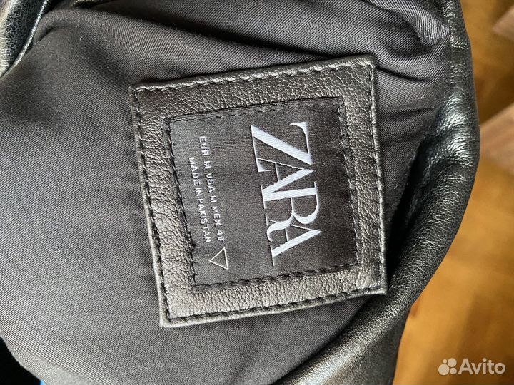 Кожаная куртка Zara