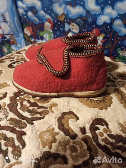 Винтажная детская зимняя обувь СССР 80-х годов