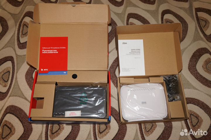 Комплект МТС роутер приставка