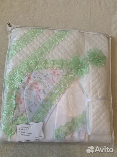 Конверт на выписку летний