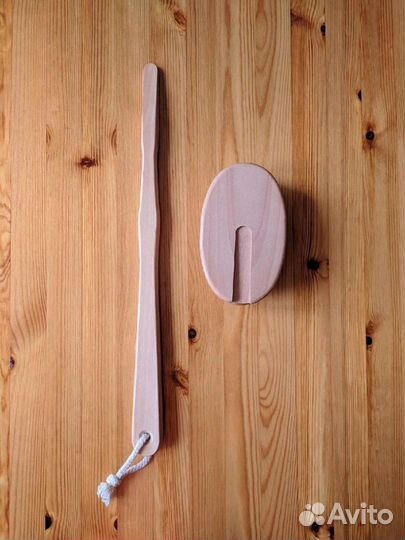 Щётка для тела массажная Back to nature