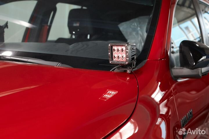 Крепление фар на капот для Тойота Хайлюкс 2016-202