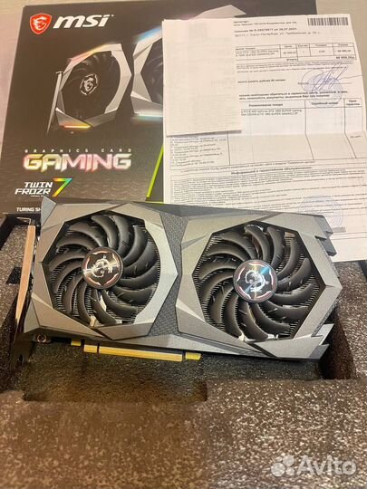 MSI GTX 1660 Super Gaming гарантия днс