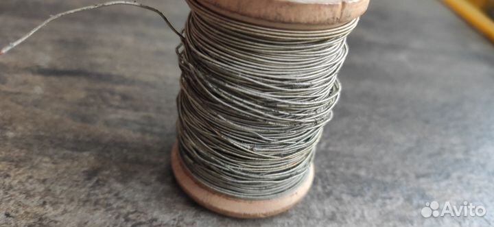 Аудиокабель в хлопке 0.45, 0.5, 0.55, 0.6, 0.95 мм