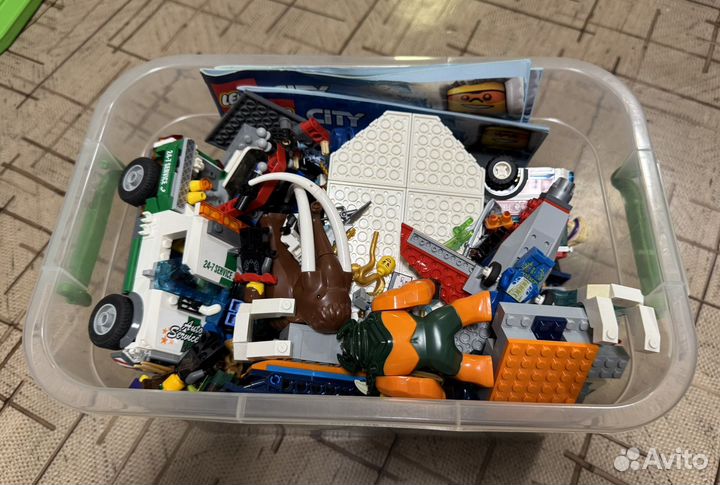 Lego city и мини-фигурки ниндзяго