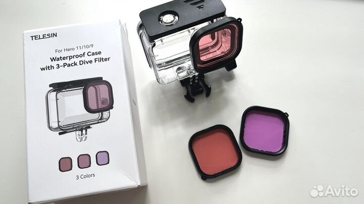 Аквабокс Go Pro 11/10/9 + фильтры и поплавок