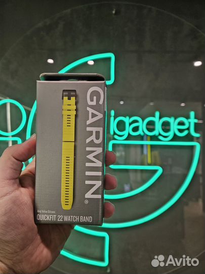 Ремешок Garmin QuickFit 22mm Amp Yellow