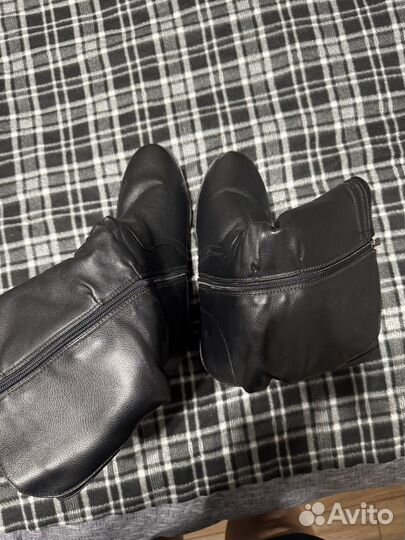 Сапоги зимние, натуральная кожа