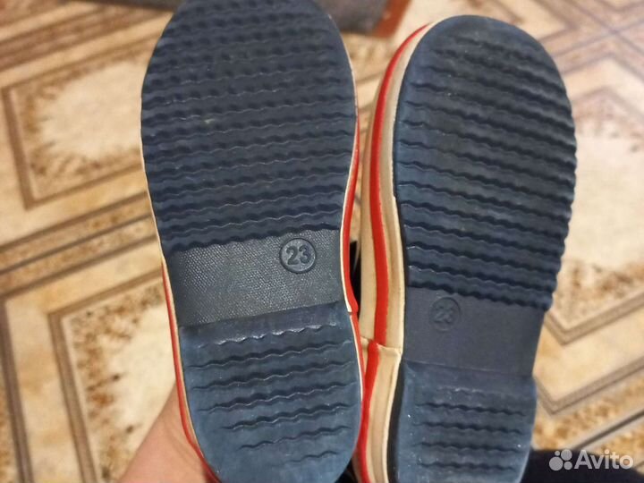 Резиновые полусапожки 23-24 размер
