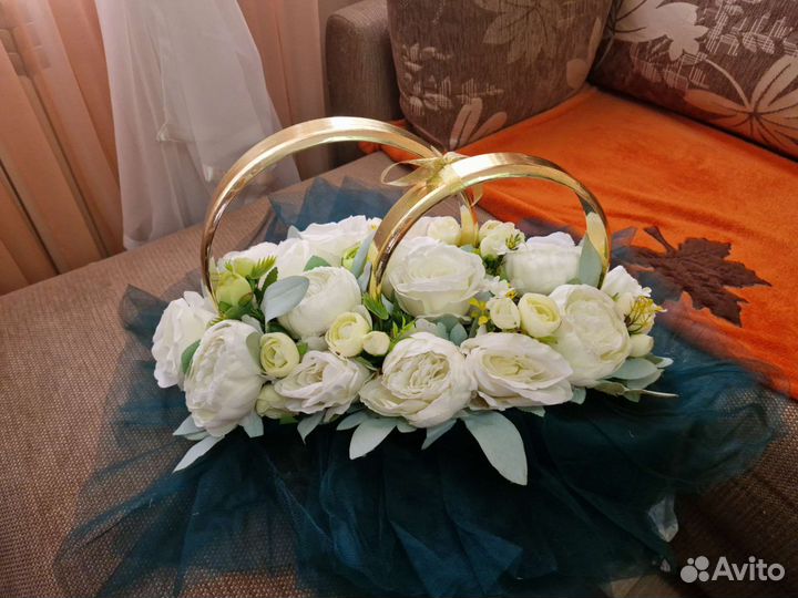 Свадебные украшения на машину