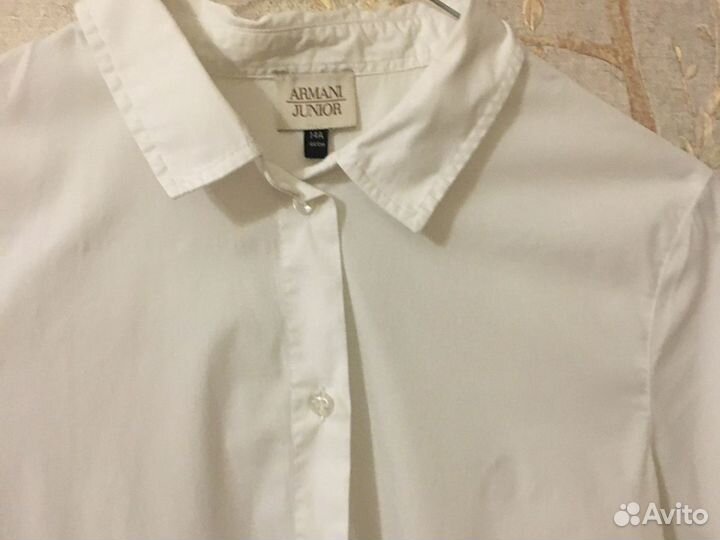 Белая рубашка armani