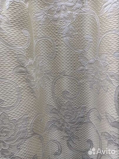 Портьерная ткань для штор Абстрактные цветы