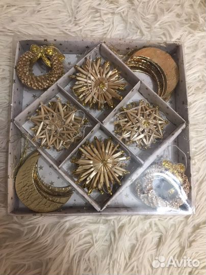 Новогодние подвески на елку