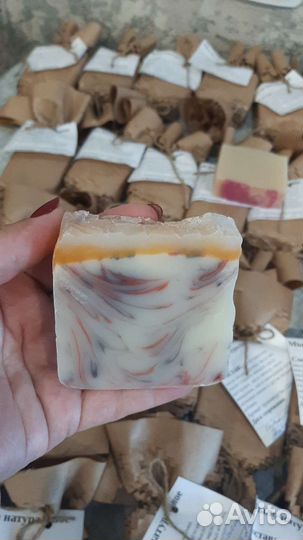 Мыло на козьем молоке ручной работы