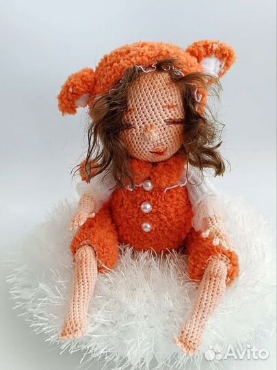 Интерьерная кукла лисичка