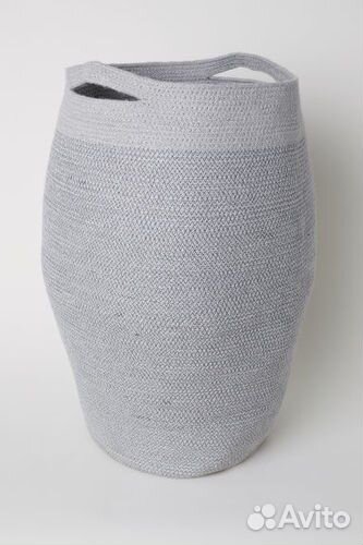 H&M корзина для белья джутовая большая