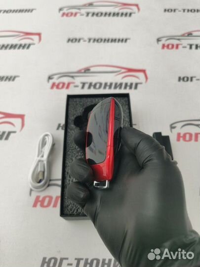 Смарт ключ дизайн Mercedes Benz Red