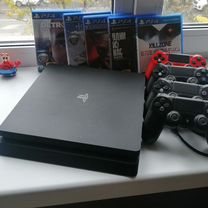 Sony playstation 4 slim 1tb с играми