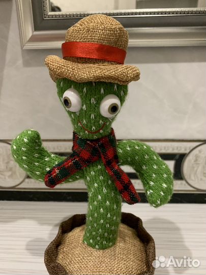 Игрушка Кактус танцующий,музыкальный