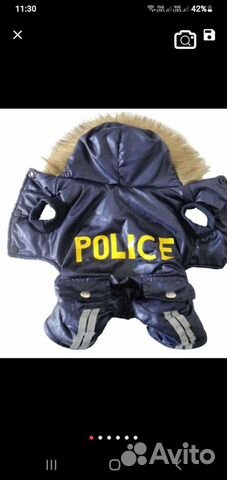 Зимний комбинезон маленькой собачки