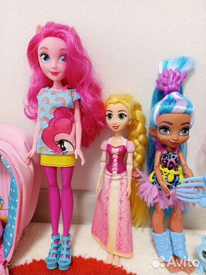 Куклы Cave club Рапунцель, Эльза, Варя, Пинки пай