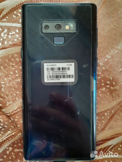 Телефон Samsung galaxy note 9