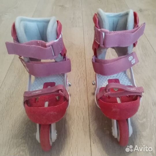 Ролики детские раздвижные на обувь Oxelo Play One