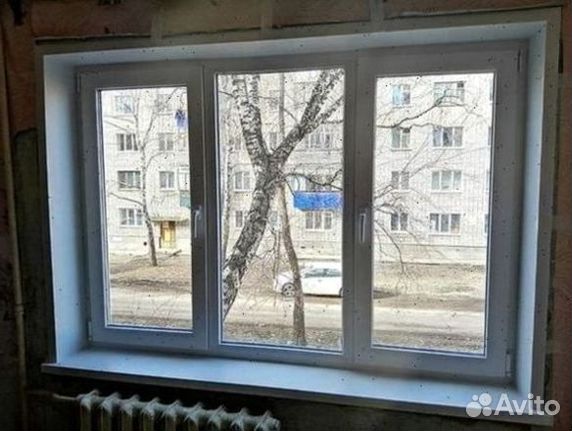 Окна пластиковые не б/у
