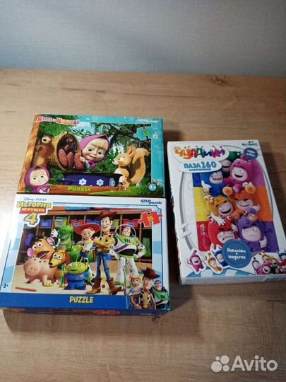 Пазлы для детей и настольная игра