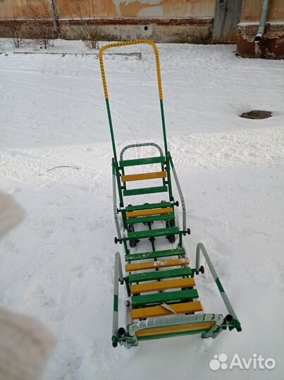 Детские санки для двоих