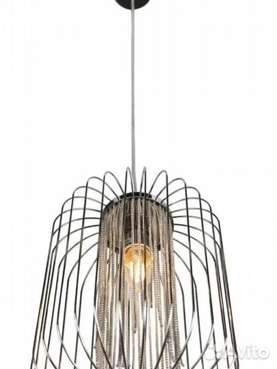 Светильник подвесной потолочный новый цвет серебро