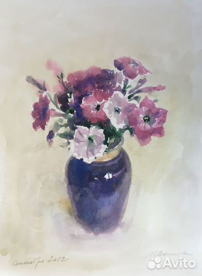 Картина акварель