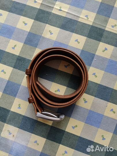 Ремень кожаный ручной работы