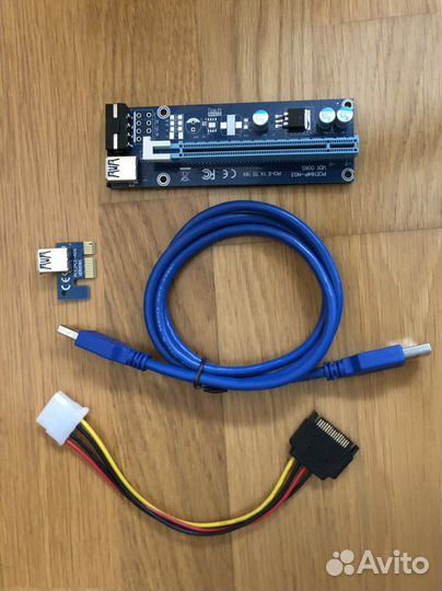 Райзер pci-e Molex