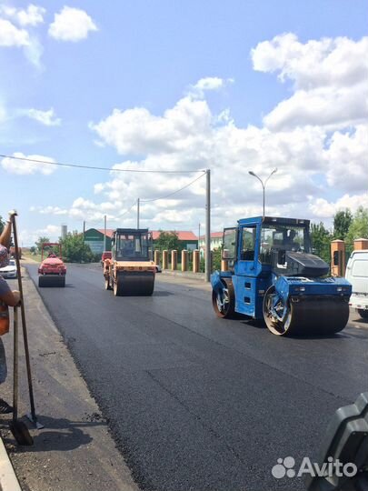 Асфальтирование укладка асфальта устройство дорог