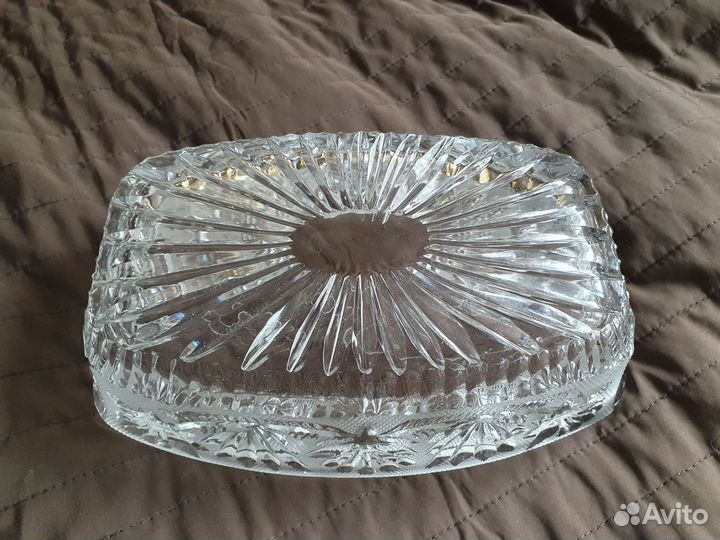 Хрустальная конфетница СССР