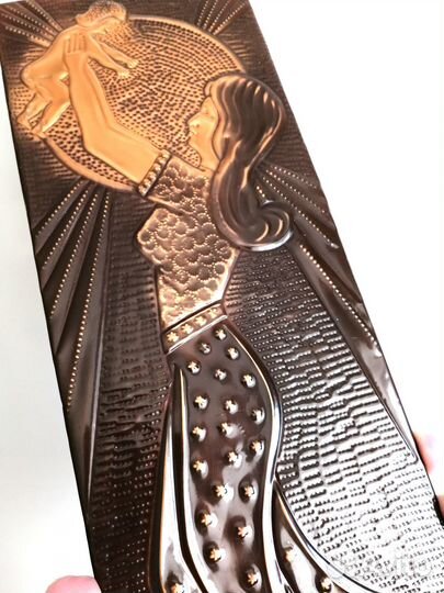 Картина чеканка СССР Мать и дитя