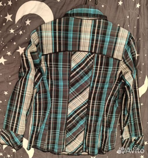 Рубашка в клетку женская 42 44