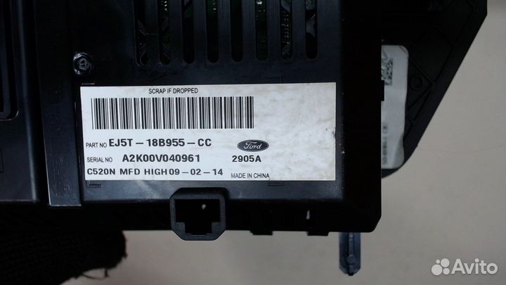 Дисплей мультимедиа Ford Escape, 2014