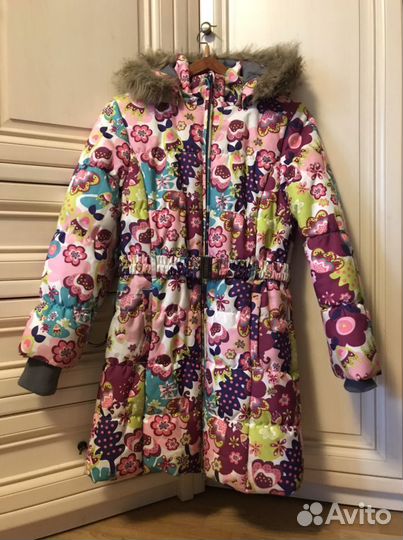 Детское пальто для девочки зимнее