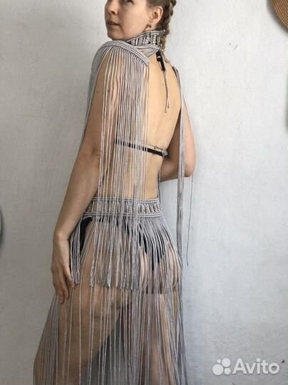 Костюм для восточного танца макраме бохо бахрома