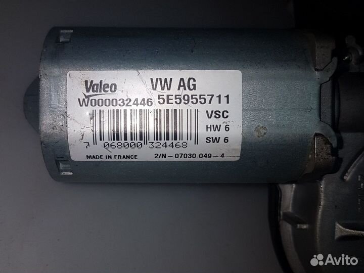 Моторчик дворника с поводком Skoda Octavia a7 1.2