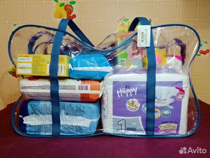 Готовая сумка в роддом 